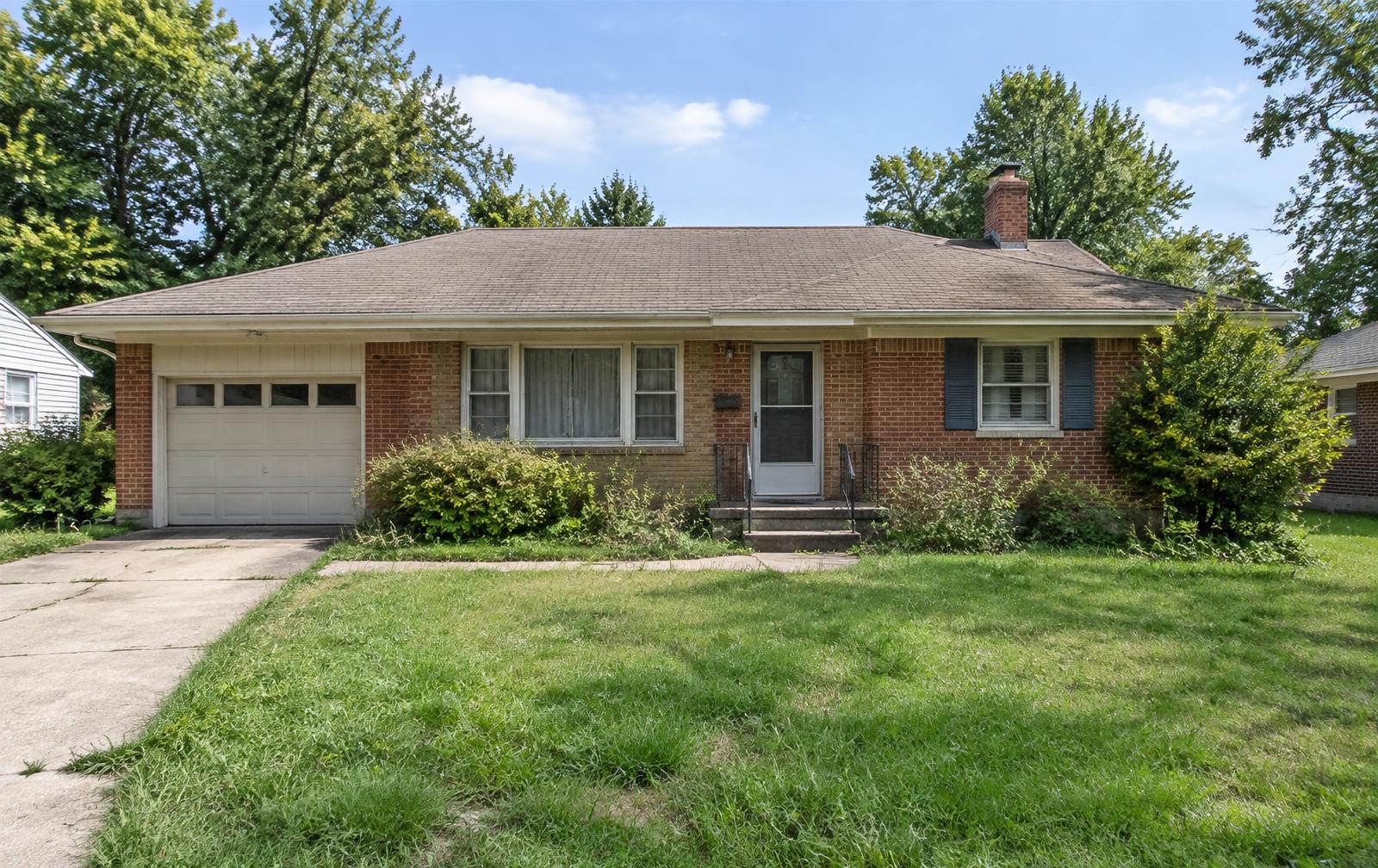 American brick ranch ready for a renovation project